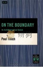 ON THE BOUNDARY   1966  PDF电子版封面     