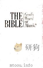 GOD'S WORD OR MAN'S?   1989  PDF电子版封面     