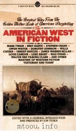 THE AMERICAN WEST IN FICTION（1982 PDF版）