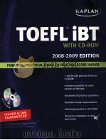 toefl ibt with cd-rom 2008-2009 edition     PDF电子版封面  1419552791   