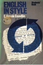 ENGLISH IN STYLE   1978  PDF电子版封面    E.FRANK CANDLIN 