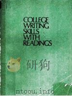 COLLEGE WRITING SKILLS WITH READINGS SECOND EDITION（1989 PDF版）