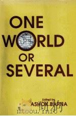 ONE WORLD OR SEVERAL   1991  PDF电子版封面    ASHOK BAPNA 