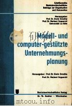 MODELL-UND COMPUTER GESTUTZTE RNTERNEHMUNGSPLANUNG   1973  PDF电子版封面    PROF DR.ERWIN GROCHLA 