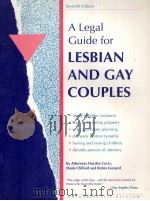 A LEGAL GUIDE FOR LESBIAN AND GAY COUPLES   1989  PDF电子版封面     
