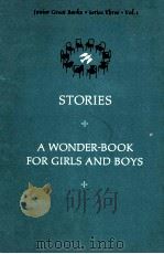 A WONDER-BOOK FOR GIRLS AND BOYS     PDF电子版封面     