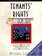 TENANTS' RIGHTS CALIFORNIA 12TH EDITION   1994  PDF电子版封面  0873372700   