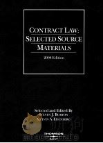 CONTRACT LAW:SELECTED SOURCE MATERIALS 2008 EDITION   1996  PDF电子版封面  0314190066   