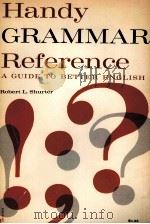 HANDY GRAMMAR REFERENCE   1957  PDF电子版封面     