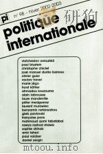 Politique Internationale     PDF电子版封面    Partick Wajsman 