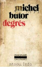 degres   1960  PDF电子版封面    Michel Butor 