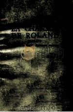 la chanson de roland   1935  PDF电子版封面    Fernand Flutre 