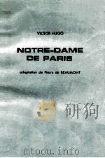 notre-dame de Paris   1969  PDF电子版封面    Victor Hugo 