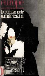 europe revue litteraire mensuelle:le roman noir americain（1984 PDF版）