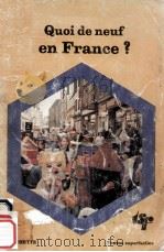 quoi de neuf en france?   1977  PDF电子版封面     