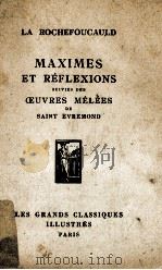 maximes et oeuvres diverses     PDF电子版封面    La Rochefoucauld 