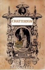 chatterton   1967  PDF电子版封面    Alfred de Vigny 
