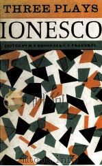 Three plays   1965  PDF电子版封面    Eugene Ionesco 