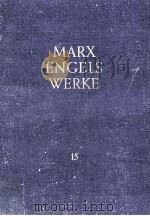 Karl Marx Friedrich Engels Werke Band 15   1972  PDF电子版封面    Karl Marx 