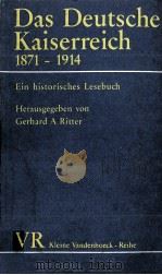 Das Deutsche Kaiserreich 1871-1914   1975  PDF电子版封面    Gerhard A.Ritter 