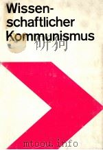 Wissenschaftlicher Kommunismus:Lehrbuch fur das marxistisch-leninistische grundlagenstudium   1984  PDF电子版封面     