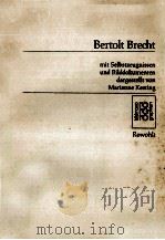Bertolt Brecht   1959  PDF电子版封面    Marianne Kesting 