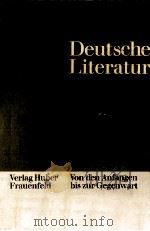 Deutsche Literatur   1971  PDF电子版封面    Hermann Villiger 