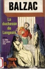 LA DUCHESSE DE LANGEAIS SUIVI DE LA FILLE AUX YEUX D'OR（1972 PDF版）