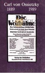 CARL VON OSSIETZKY 1889 1989   1989  PDF电子版封面    HERMANN VINKE 