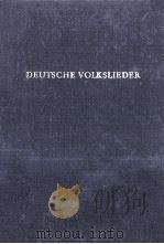 DEUTSCHE VOLKSLIEDER   1966  PDF电子版封面    JOSEPH MULLER-BLATTAU 