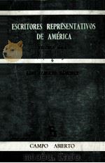 ESCRITORES REPRESENTATIVOS DE AMéRICA 1   1976  PDF电子版封面    LUIS ALBERTO SANCHEZ 