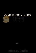 CAMINANTE MONTéS (1955-59)   1962  PDF电子版封面    SAMUEL FEIJOO 