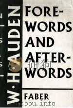 Forewords and Afterwords   1973  PDF电子版封面    W.H.Auden 