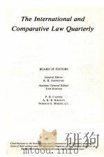 THE INTERNATIONAL AND COMPARATIVE LAW QUARTERLY VOLUME 31   1982  PDF电子版封面     