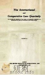 THE INTERNATIONAL AND COMPARATIVE LAW QUARTERLY VOLUME 27   1978  PDF电子版封面     