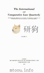 THE INTERNATIONAL AND COMPARATIVE LAW QUARTERLY VOLUME 26   1977  PDF电子版封面     
