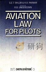 AVIATION LAW FOR PILOTS  SIXTH EDITION（1989 PDF版）