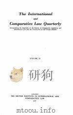 THE INTERNATIONAL AND COMPARATIVE LAW QUARTERLY  VOLUME 20（1971 PDF版）