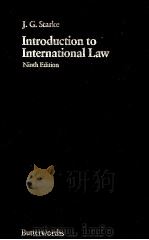 INTRODUCTION TO INTERNATIONAL LAW NINTH EDITION   1984  PDF电子版封面  0406659575   