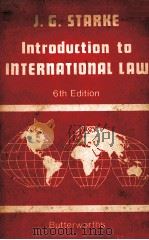 AN INTRODUCTION TO INTERNATIONAL LAW SIXTH EDITION   1967  PDF电子版封面     