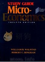 STUDY GUIDE TO ACCOMPANY MCCONNELL AND BRUE MICRO ECONOMICS   1993  PDF电子版封面    WILLIAM B.WALSTAD  ROBERT C.BI 