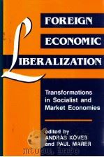 FOREIGN ECONOMIC LIBERALIZATION（1991 PDF版）