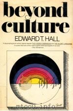 BEYOND CULTURE   1976  PDF电子版封面    EDWARD T.HALL 