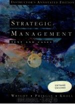 INSTRUCTOR'S ANNOTATED EDITION STRATEGIC MANAGEMENT TEXT AND CASES（1992 PDF版）