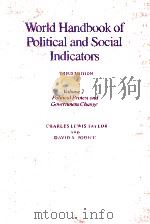 WORLD HANDBOOK OF POLITICAL AND SOCIAL INDICATORS VOLUME 2   1983  PDF电子版封面    CHARLES LEWIS TAYLOR  DAVID A. 