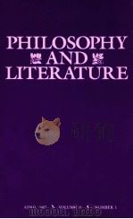 PHILOSOPHY AND LITERATURE VOLUME 11 NUMBER 1（1987 PDF版）