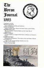 THE BYRON JOURNAL 1995   1995  PDF电子版封面    JOHN A.HADJIPATERAS 