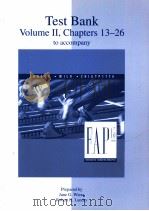 TEST BANK VOLUME 2 CHAPTERS 13-26 TO ACCOMPANY FUNDAMENTAL ACCOUNTING PRINCIPLES   1999  PDF电子版封面    KERMIT D.LARSON  JOHN J.WILD 