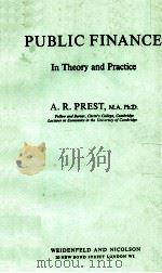 PUBLIC FINANCE IN THEORY AND PRACTICE（1960 PDF版）