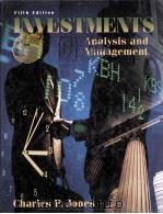 INVESTMENTS ANALYSIS AND MANAGEMENT   1996  PDF电子版封面    CHARLES P.JONES 